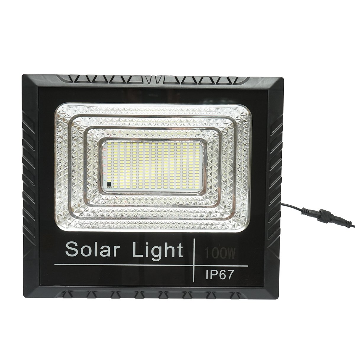 Proiector led de 100W cu panou solar 15W, baterie 1800mAh si telecomanda IP67 Breckner Germany